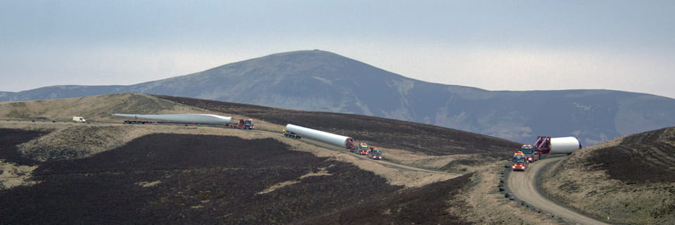 DSV transports Siemens wind turbines to the Scottish Clyde Wind Farm