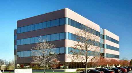 DSV office building facade in Indianapolis