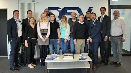 DSV office staff in Rheinvorlandsstr. DE